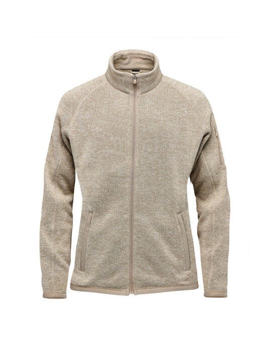 Stormtech Ladies Avalanche FZ Fleece Jkt - Oatmeal Heather