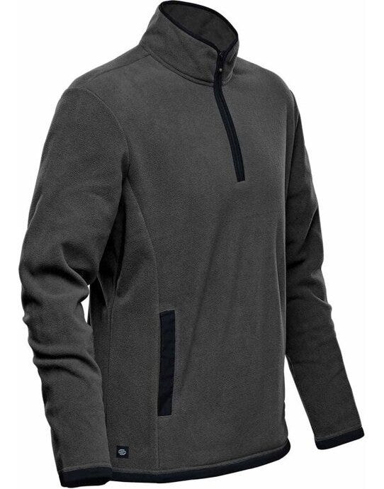 Stormtech Men Shasta Tech Fleece 1/4 Zip - Graphite Grey/Black