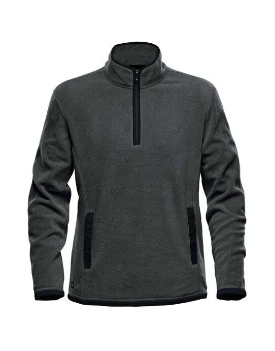 Stormtech Men Shasta Tech Fleece 1/4 Zip - Graphite Grey/Black