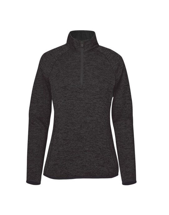 Stormtech Women Yosemite HZip Pullover - Black Heather