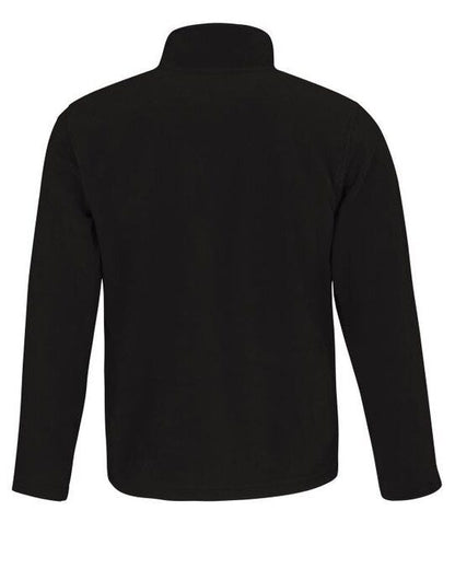 B&C ID.501 Men's Micro Fleece Full Zip - Black