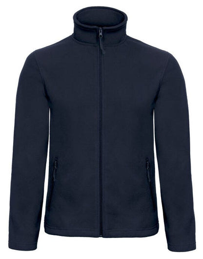 B&C ID.501 Men's Micro Fleece Full Zip - Navy
