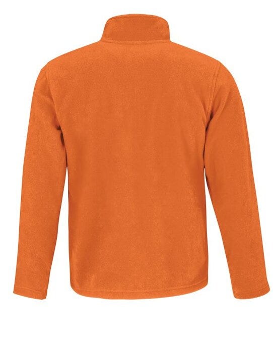 B&C ID.501 Men's Micro Fleece Full Zip - Pumpkin Orange
