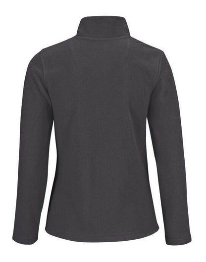 B&C ID.501 Women's Micro Fleece Full Zip - Dark Grey