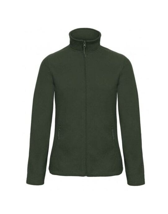 B&C ID.501 Women's Micro Fleece Full Zip - Forest Green