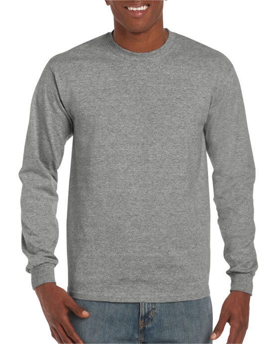 Gildan Hammer Adult Long Sleeve T-Shirt - Graphite Heather