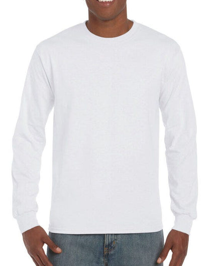Gildan Hammer Adult Long Sleeve T-Shirt - White