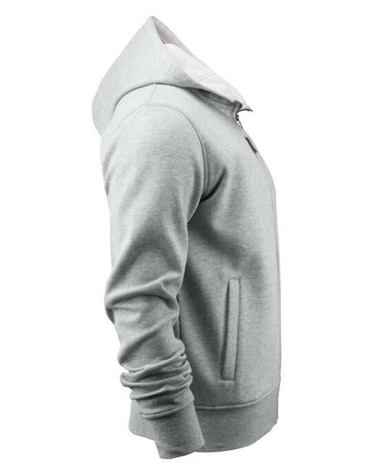 James Harvest Parkwick Full Zip Hood - Grey Melange