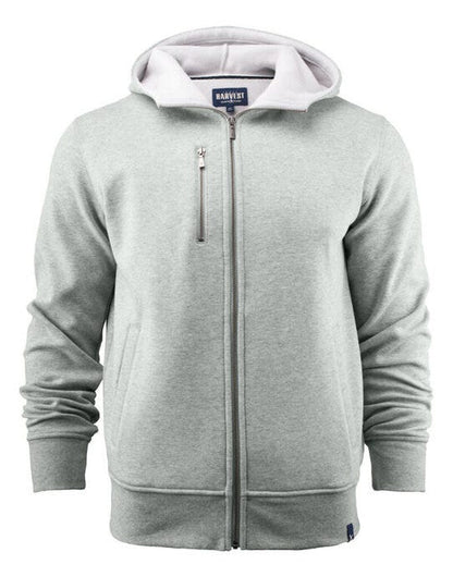 James Harvest Parkwick Full Zip Hood - Grey Melange