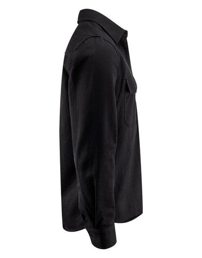 James Harvest Highwoods Unisex Overshirt - Black