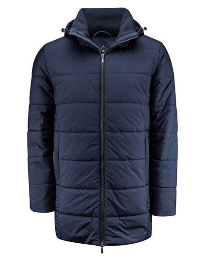James Harvest Nordmont Long Jacket - Navy