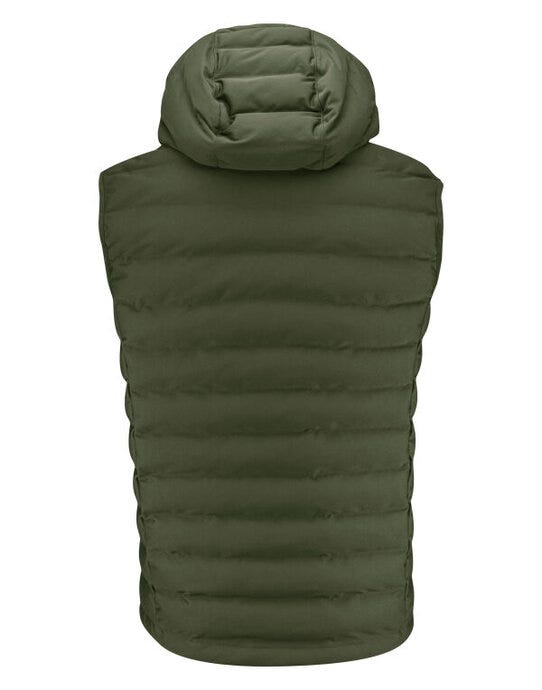 James Harvest Woodlake Heights Vest - Moss Green