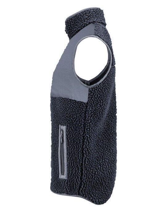James Harvest Kingsley Fleece Vest - Navy