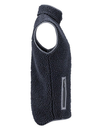 James Harvest Kingsley Fleece Vest - Navy