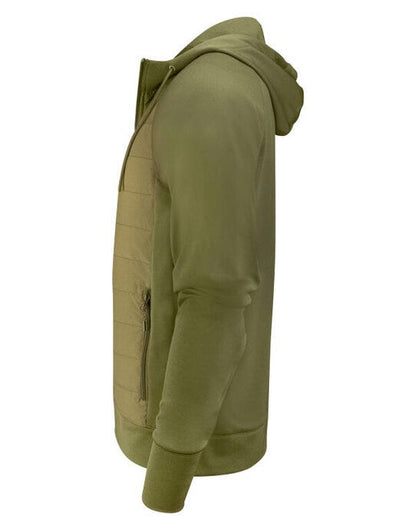James Harvest Keyport Hooded Sweat - Moss Green