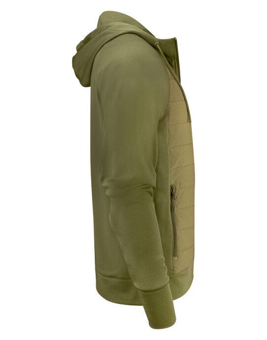 James Harvest Keyport Hooded Sweat - Moss Green