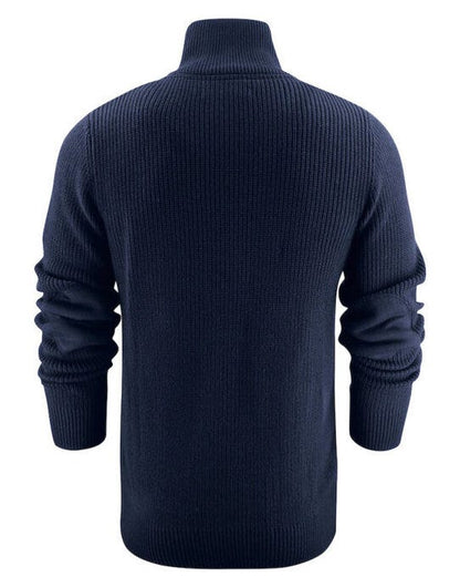 James Harvest Flatwillow Heavy Knit - Navy