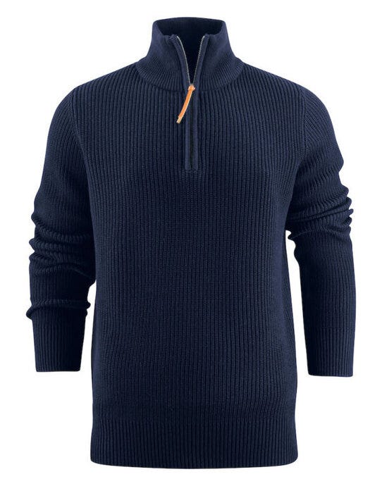 James Harvest Flatwillow Heavy Knit - Navy