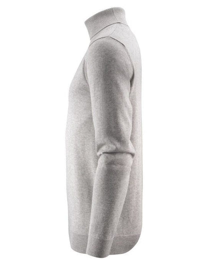 James Harvest Ashland Turtle Neck Knit - Grey Melange