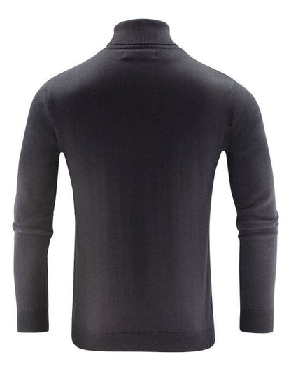 James Harvest Ashland Turtle Neck Knit - Black