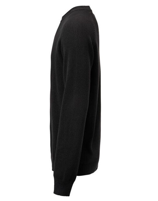 James Harvest Ashland Casual Knit Sweat - Black