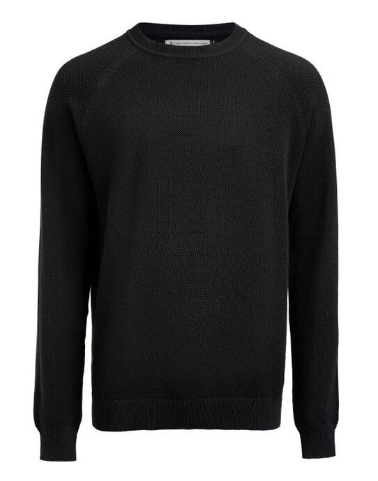 James Harvest Ashland Casual Knit Sweat - Black