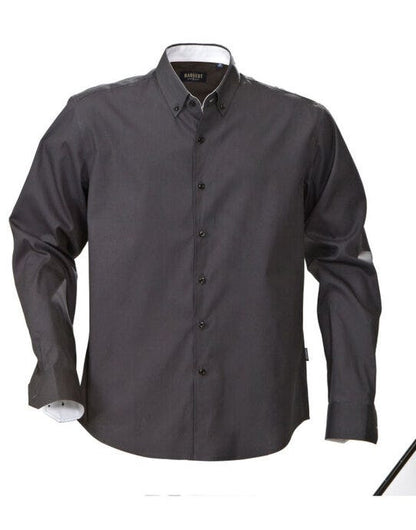 James Harvest Oxford Shirt - Grey