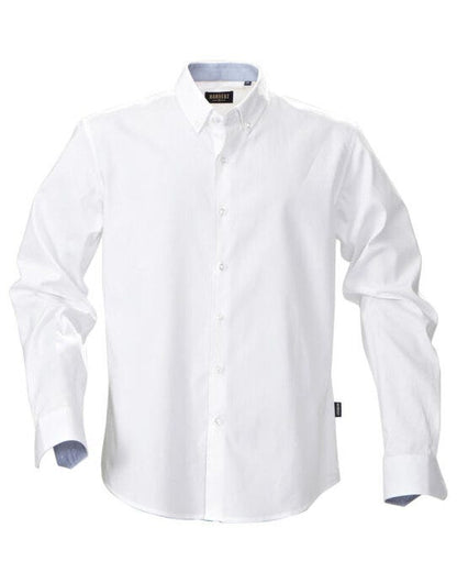 James Harvest Oxford Shirt - White