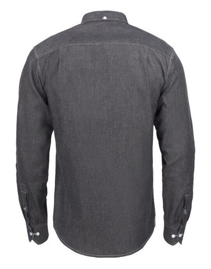 James Harvest Jupiter Denim Look Shirt - Black Denim