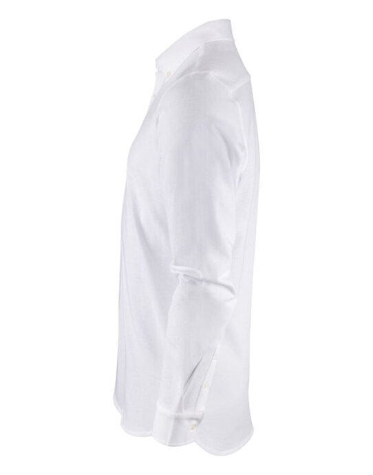 James Harvest Burlingham Jersey Shirt - White