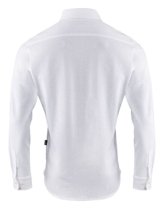 James Harvest Burlingham Jersey Shirt - White