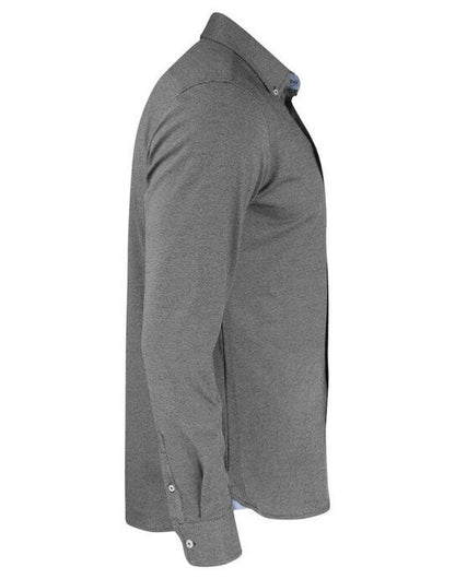 James Harvest Burlingham Jersey Shirt - Black
