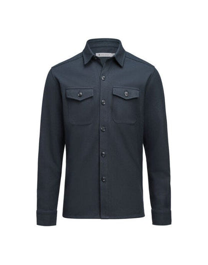 James Harvest Hicksville Overshirt - Navy