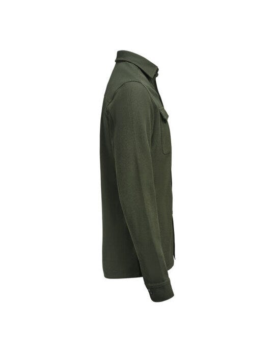 James Harvest Hicksville Overshirt - Pine Green