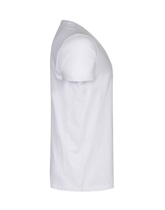 James Harvest Whailford V-Neck T-Shirt - White