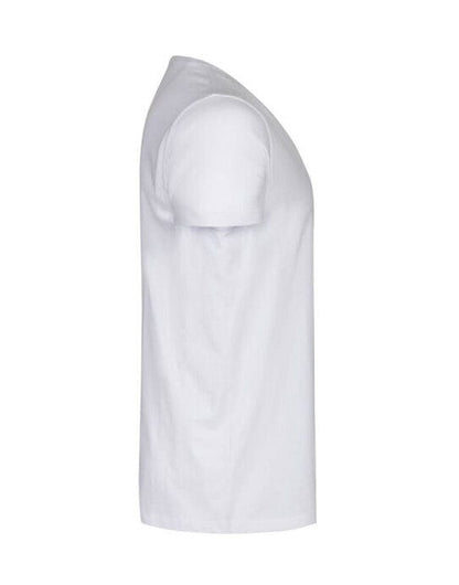 James Harvest Whailford V-Neck T-Shirt - White