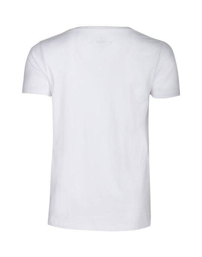 James Harvest Whailford V-Neck T-Shirt - White