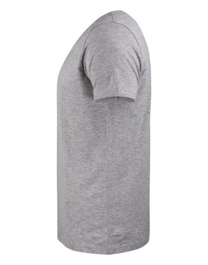 James Harvest Whailford V-Neck T-Shirt - Grey Melange