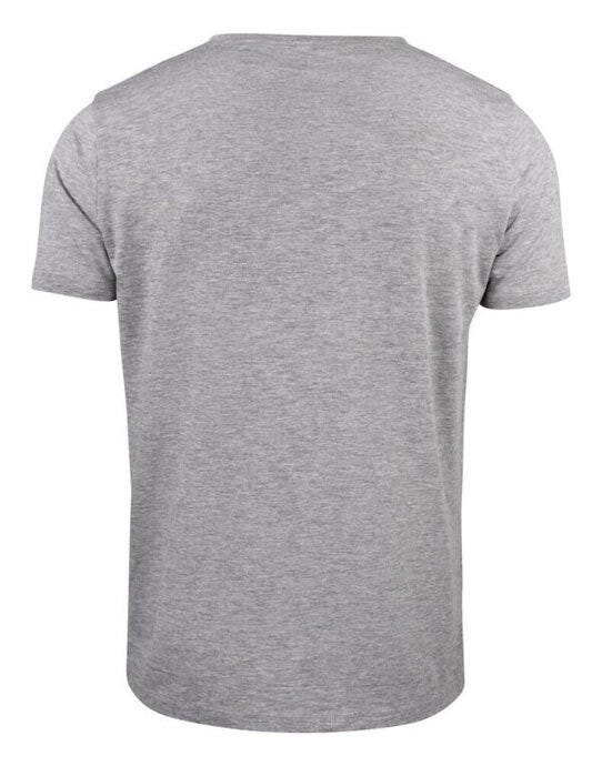 James Harvest Whailford V-Neck T-Shirt - Grey Melange