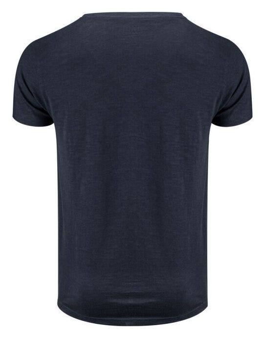 James Harvest Whailford V-Neck T-Shirt - Navy