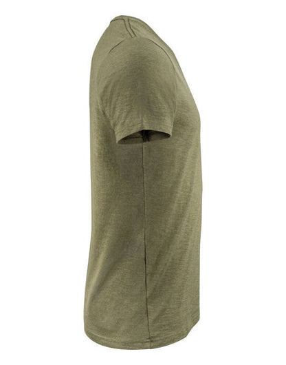 James Harvest Whailford V-Neck T-Shirt - Moss Green