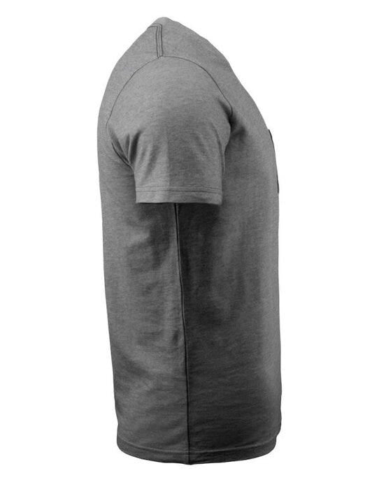 James Harvest Portwillow Pocket T-Shirt - Black Melange