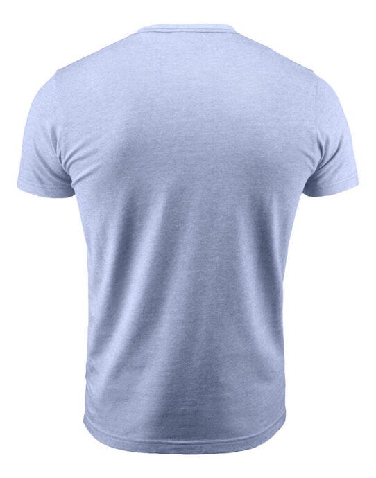 James Harvest Portwillow Pocket T-Shirt - Light Blue Melange