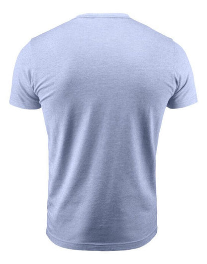 James Harvest Portwillow Pocket T-Shirt - Light Blue Melange