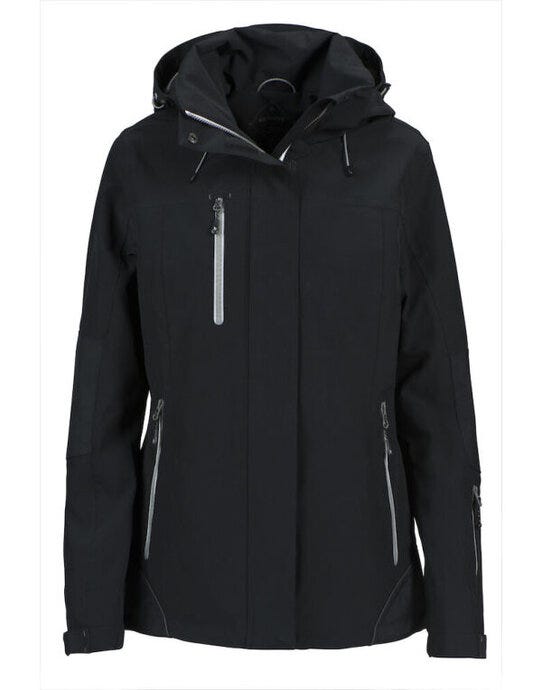 James Harvest Ladies Islandblock Jacket - Black