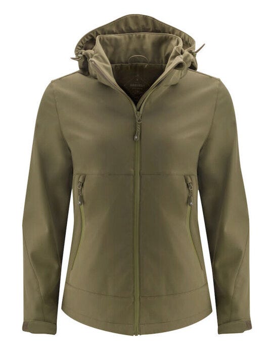 James Harvest Lodgetown Ladies Softshell - Moss Green
