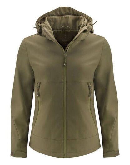 James Harvest Lodgetown Ladies Softshell - Moss Green