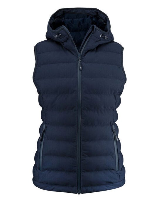 James Harvest Woodlake H Ladies Vest - Navy
