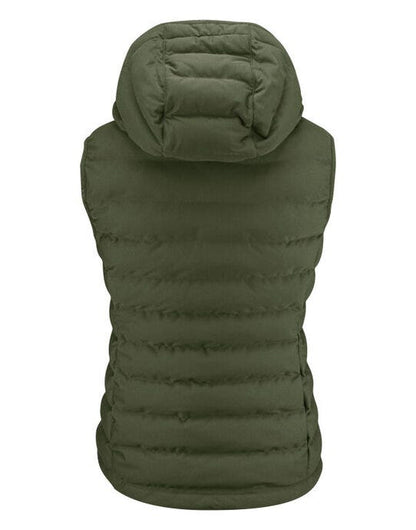 James Harvest Woodlake H Ladies Vest - Moss Green