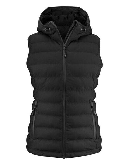 James Harvest Woodlake H Ladies Vest - Black